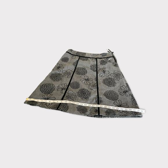 East 5th Wool‎ Floral Print Skirt Women's 10 - Picture 7 of 9
